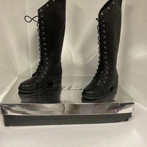 Ellie Shoes Women's 181- Huntress Boot Sz 6 Black